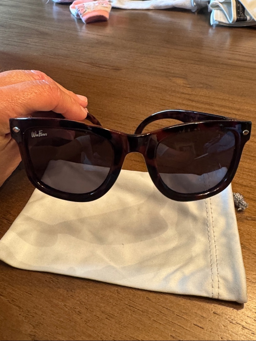 Kids Classic Tortoiseshell Sunglasses - Dark Brown Lenses